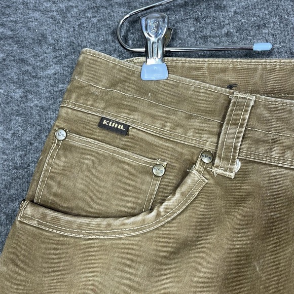 Kuhl Ryder Pants Mens 40x30 Brown Vintage Patina Dye Canvas Gorpcore Hiking Work - Picture 4 of 14